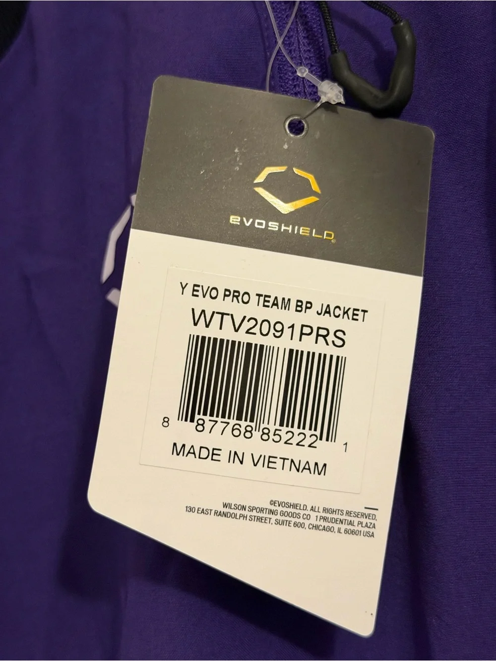 evoshield pro team bp jacket